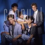 08-10-1985 Roberto Jacketti & the Scooter, Eric van der Hoff at studio in Amsterdam.

[keywords]Posed, Half Length, Eyecontact[/keywords]